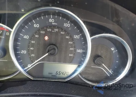 2016 Toyota Corolla Le из США, поврежденный, VIN 2T1BURHE2GC744040